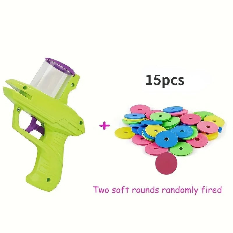 Turnip launcher cat toy in green