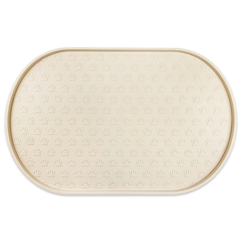 CleanFeast bowl mat in white