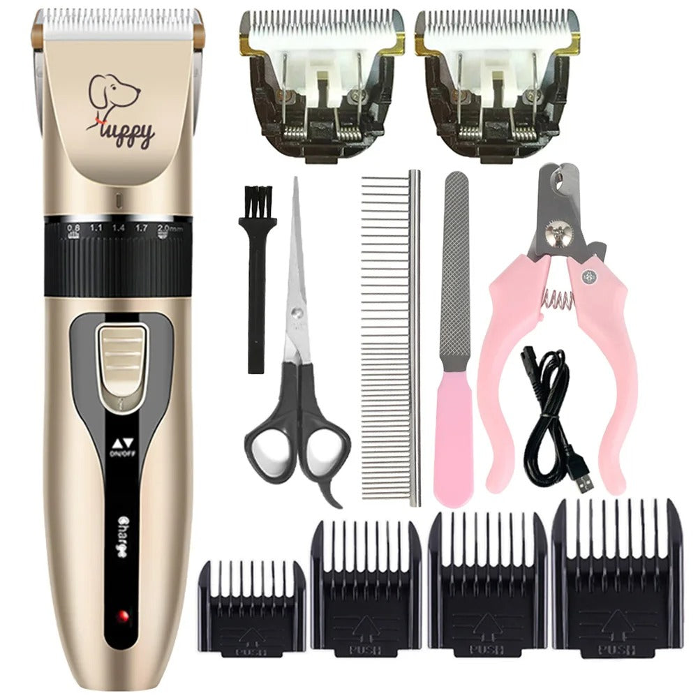 Ceramic blade on the rechargeable pet clippers