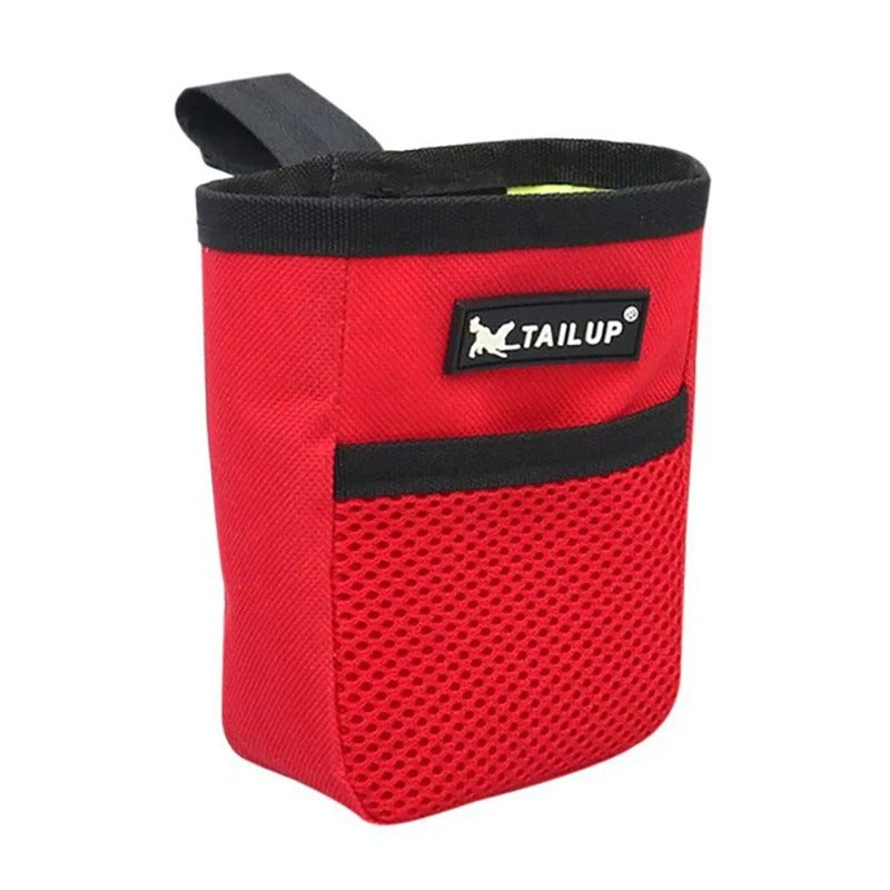 Clip attachment on the treat pouch