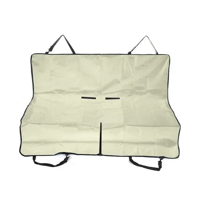 PawGuard seat cover protecting a car back seat