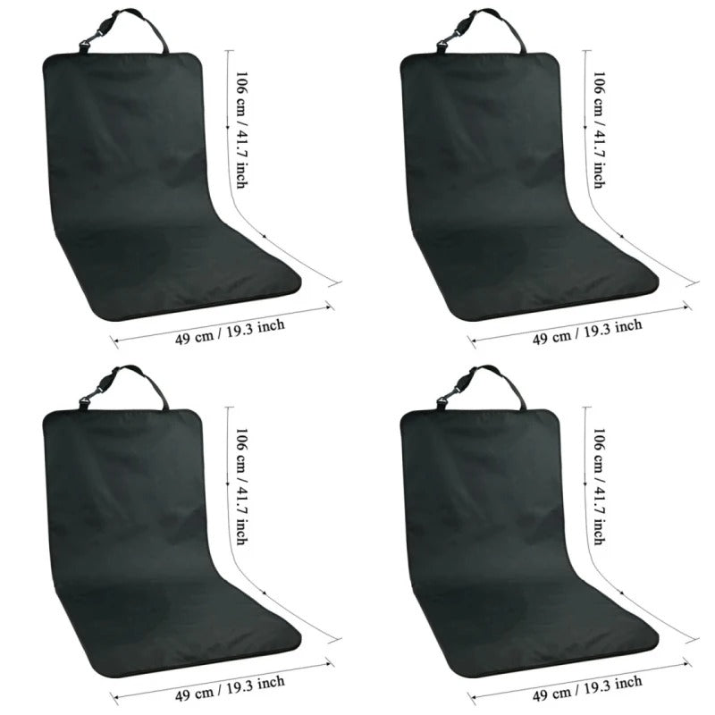 Non-slip base of the pet car back seat cover