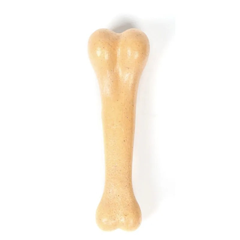 ChewBone dog chew in brown and yellow