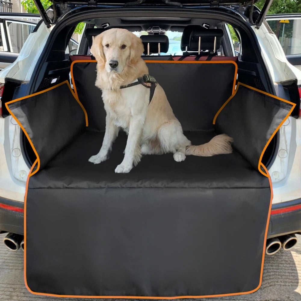 PawShield waterproof car seat cover fitted in a car