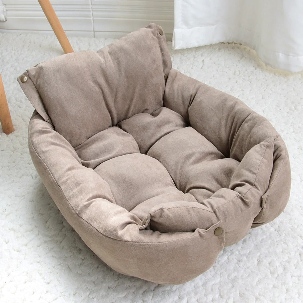 PawHaven dog mat used as a crate liner
