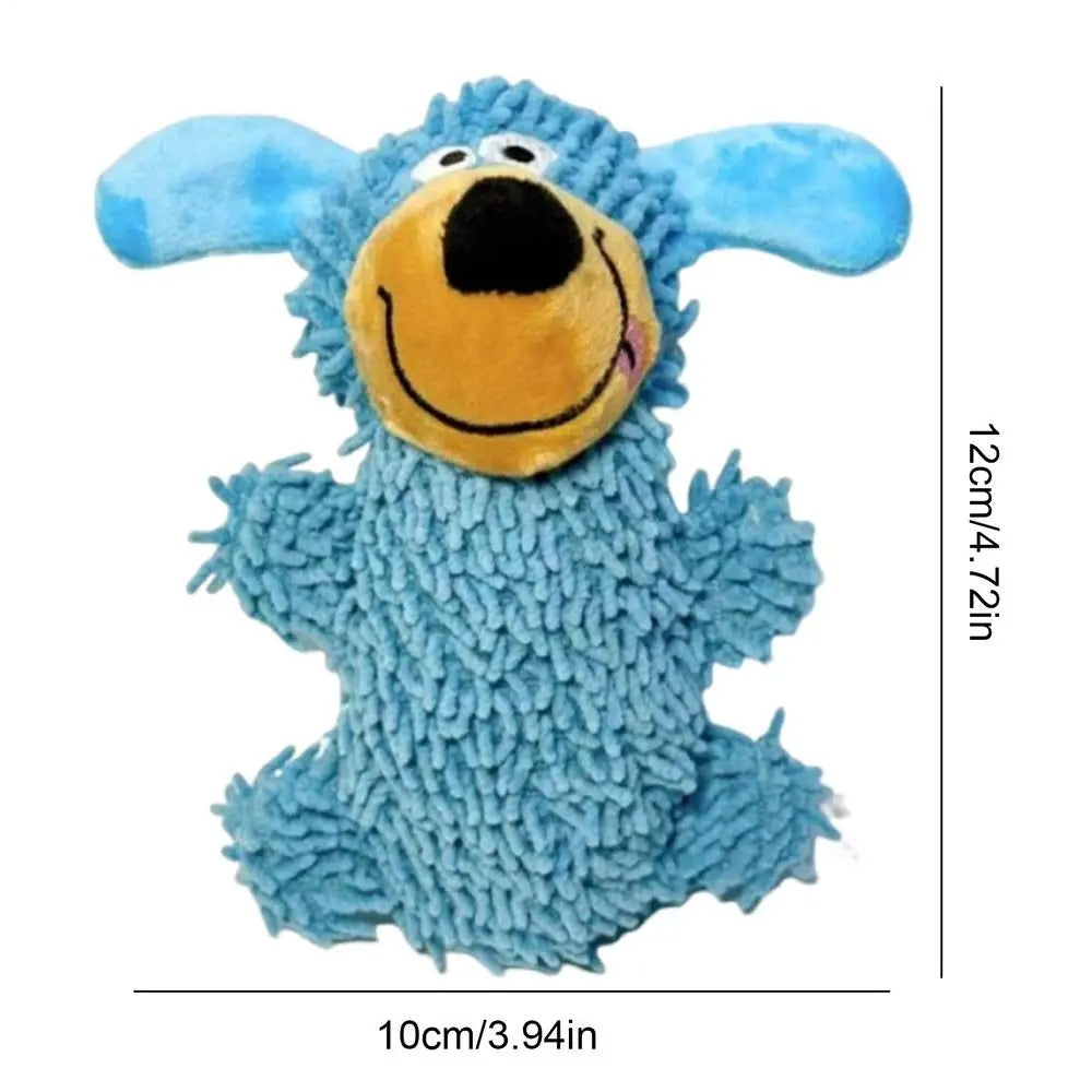 Giggling dental cleaning toy for dogs