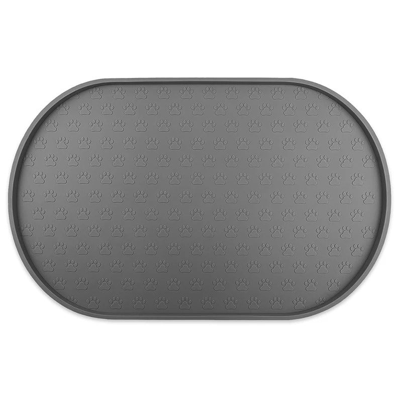 CleanFeast bowl mat in brown