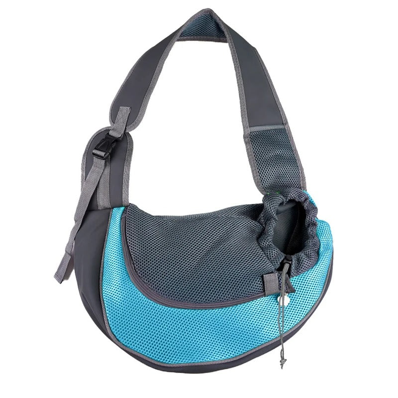 Pet travel backpack carrier in black