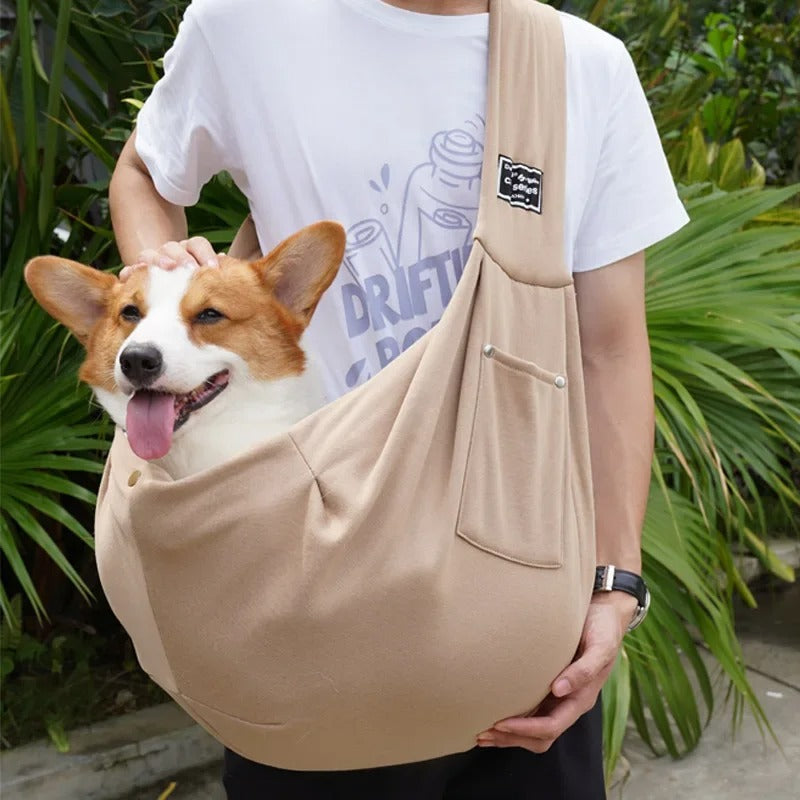 Comfort dog carrier bag in army green
