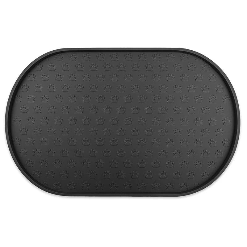 CleanFeast bowl mat in red