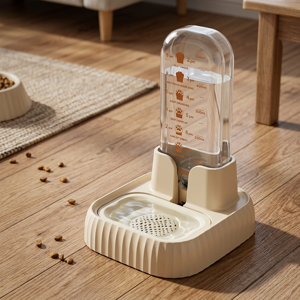 Automatic large-capacity pet water dispenser for cats and dogs