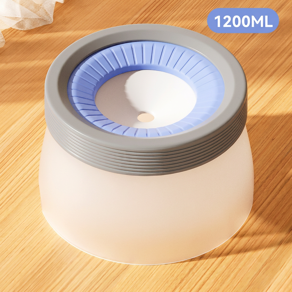 Clean drinking water with the spill-proof bowl
