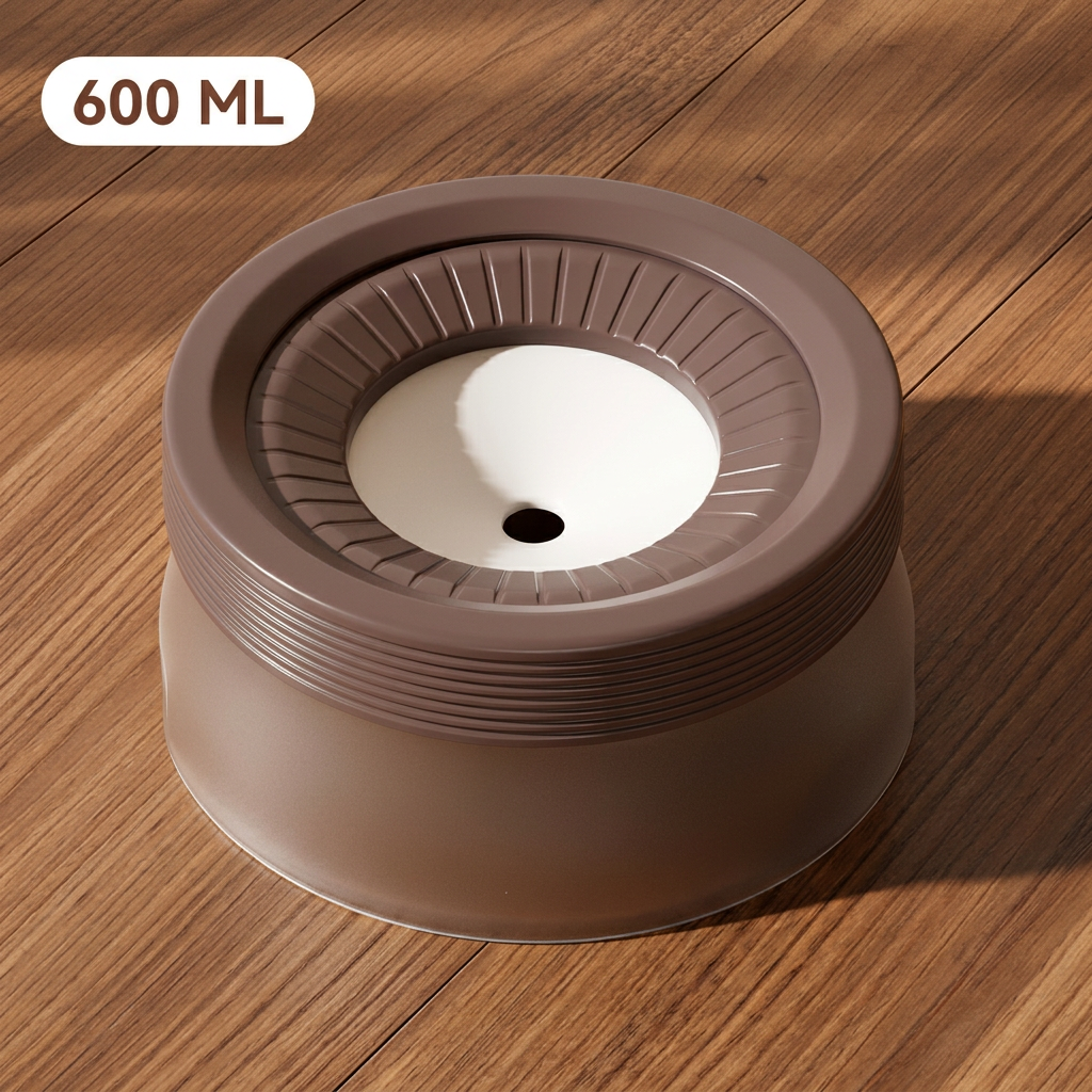Spill-proof dog bowl for home and car