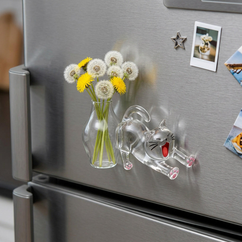 Cat keepsake magnet for whiskers and fur