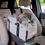 PawJourney elevated pet car seat for small dogs