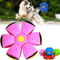 FluffFly flying saucer ball shown in all four colours