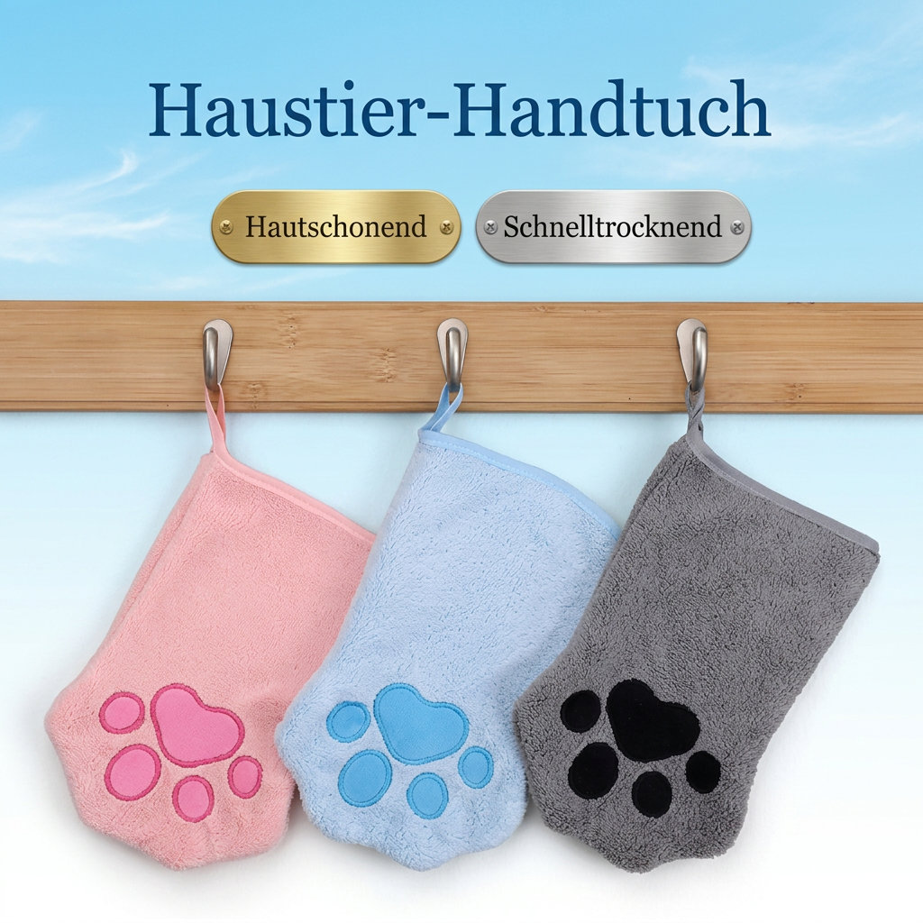 Quick-drying pet towel for dogs and cats