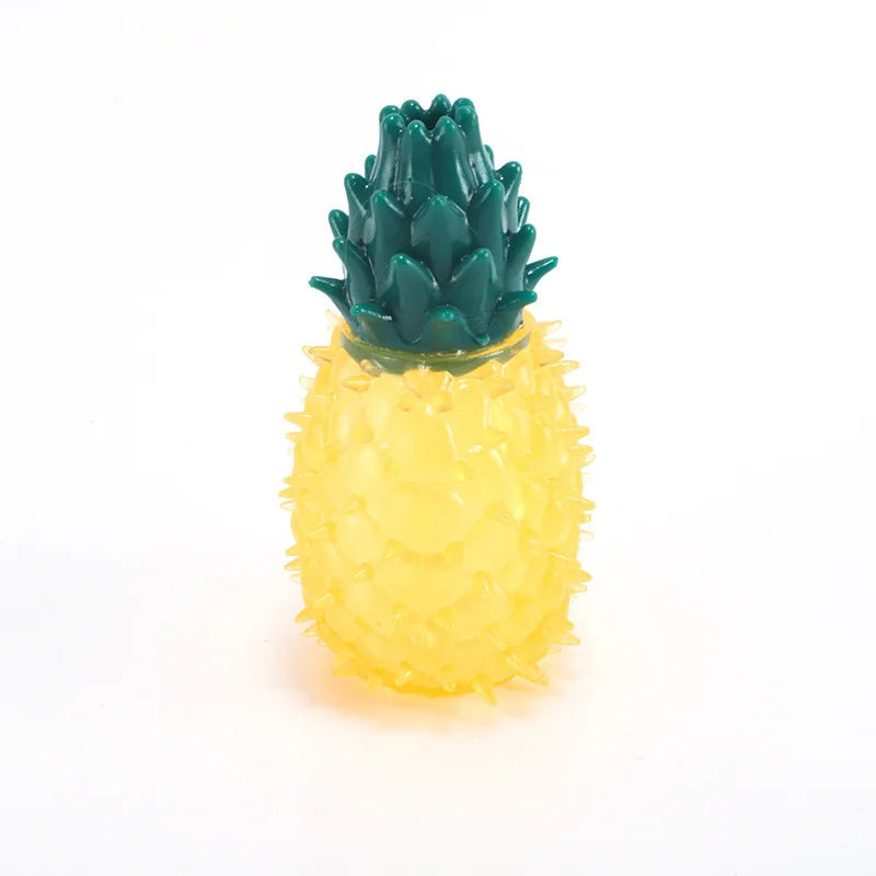 Cooling dog chew toy in fruit design