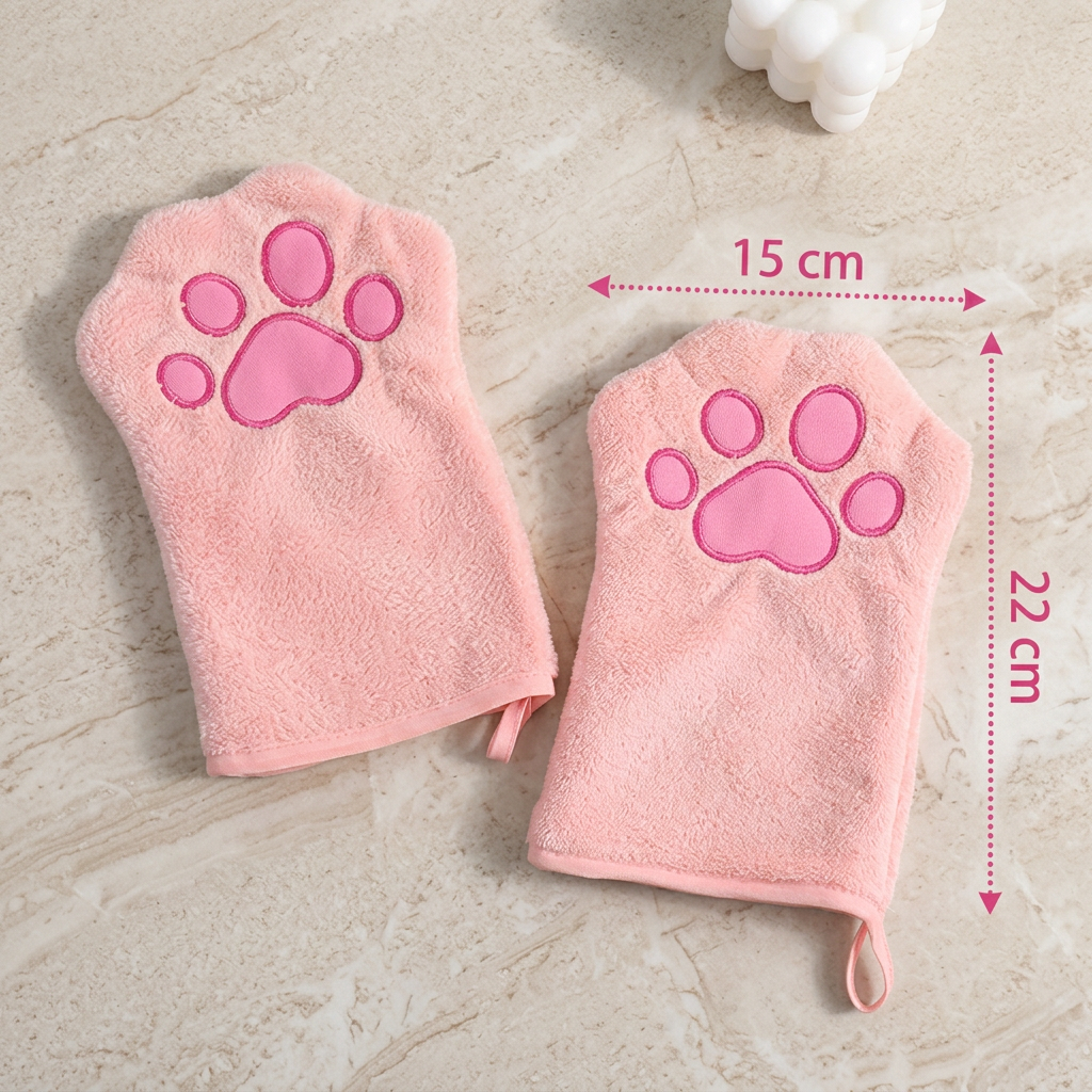 Quick-drying pet towel for dogs and cats