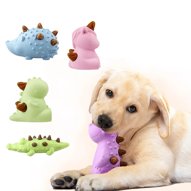 Treat-dispensing dog chew toy