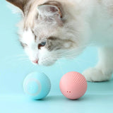 Interactive self-rolling cat ball