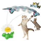 Fluttering butterfly cat toy