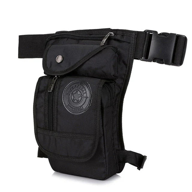Riding thigh bag worn on the leg