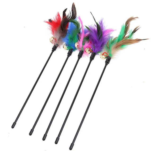 41 cm feather cat wand toy