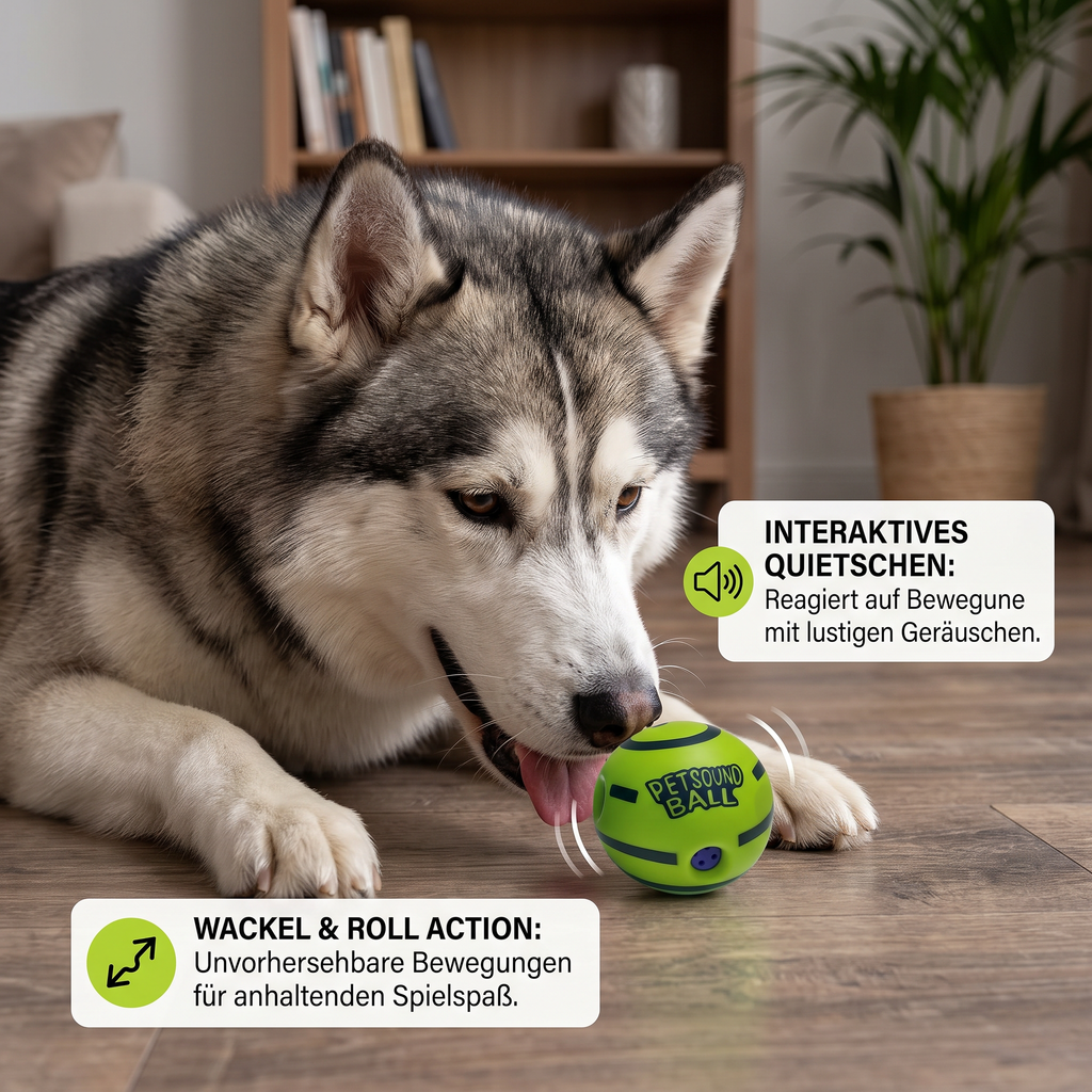 Benefits of the interactive squeaky wobble ball