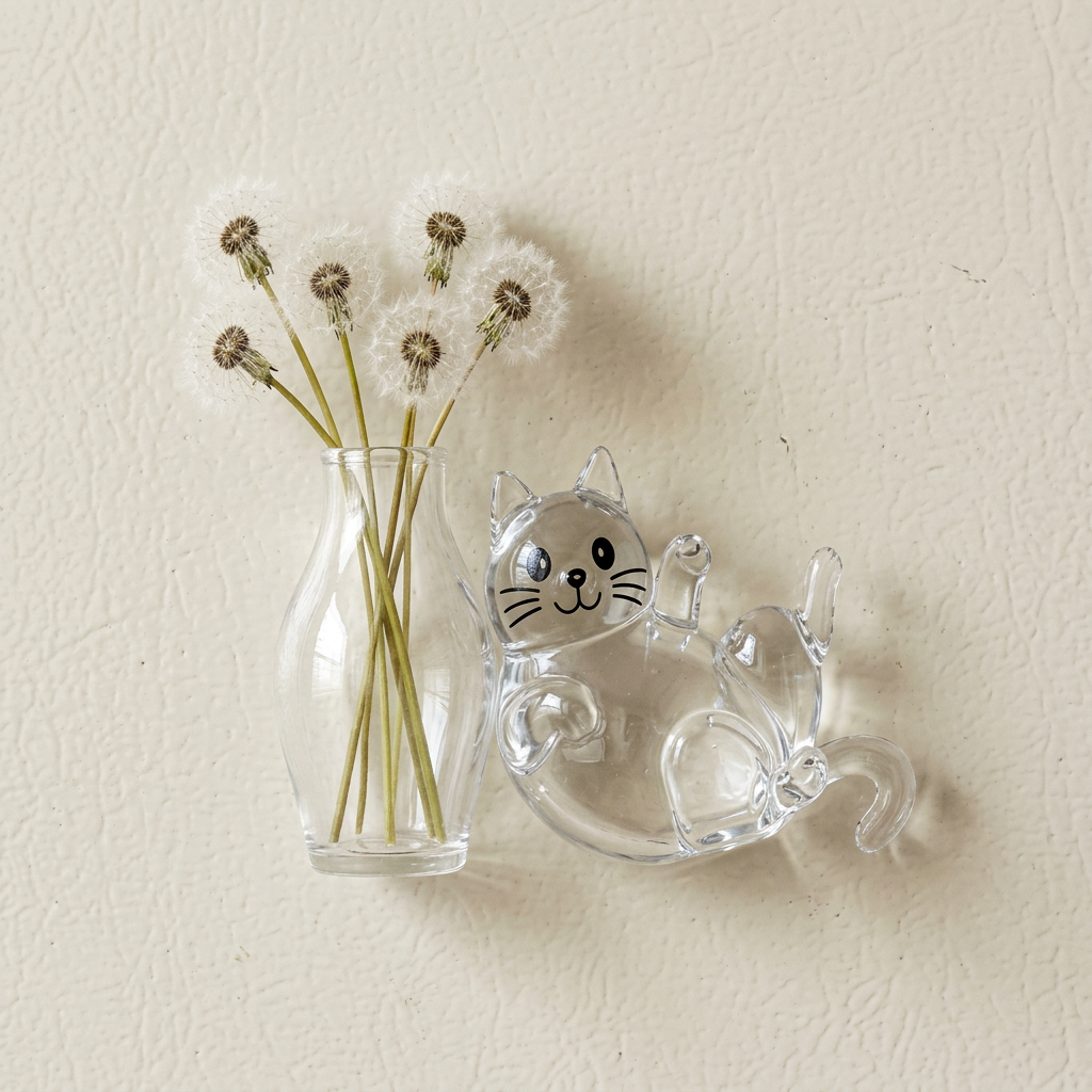 Cat keepsake magnet for whiskers and fur