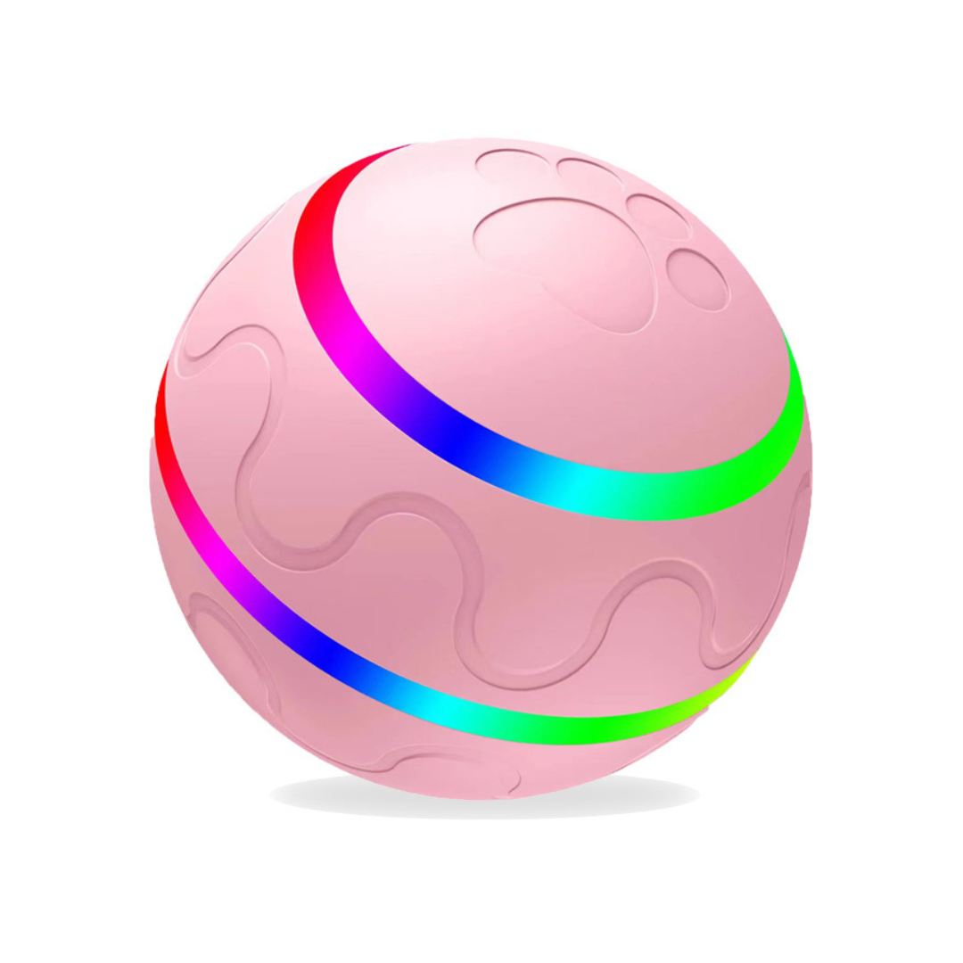 Sturdy durable self-rolling dog play ball