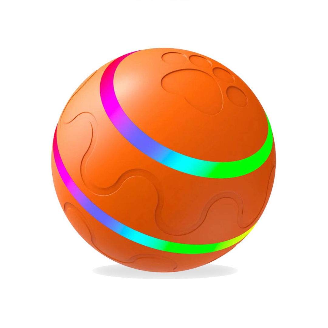 Sturdy durable self-rolling dog play ball