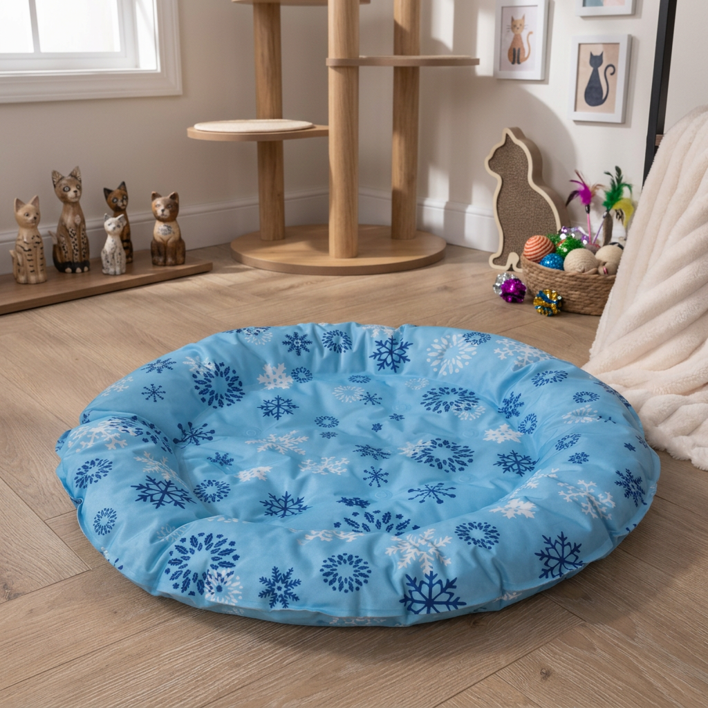 Handy cooling mat for cats for hot summer days