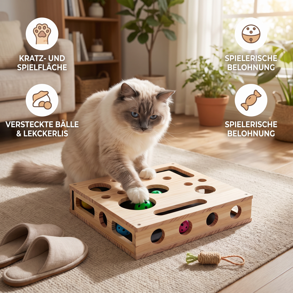 Benefits of the wooden cat puzzle box