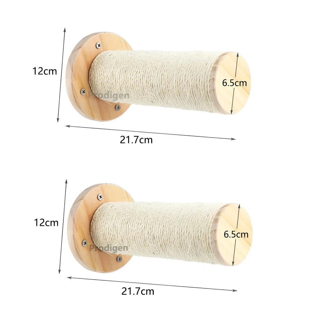 ClimbBuddy modular cat wall shelves