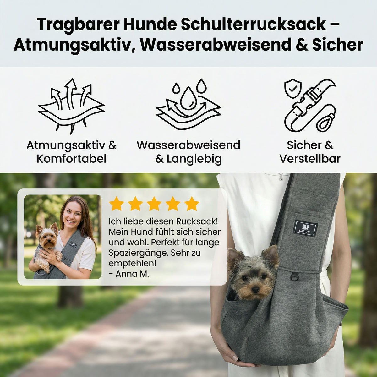 Portable breathable dog shoulder carrier
