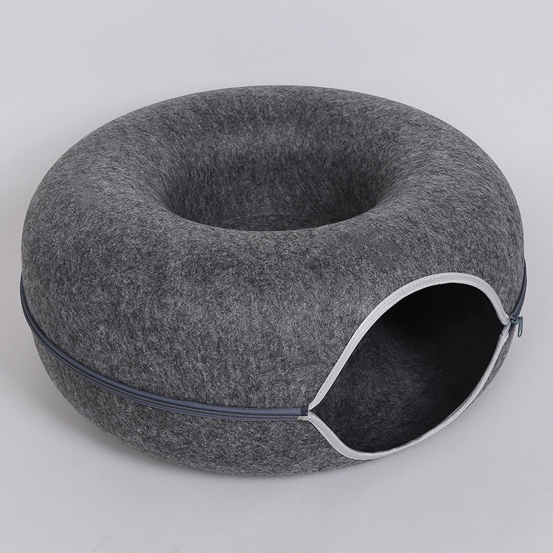 2-in-1 donut cat bed dimensions
