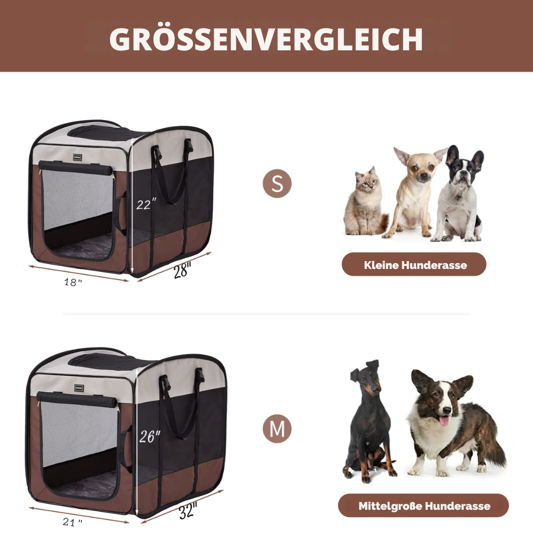Collapsible pet drying box with warm air
