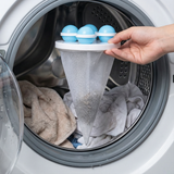 Reusable pet hair laundry filter for washing machines