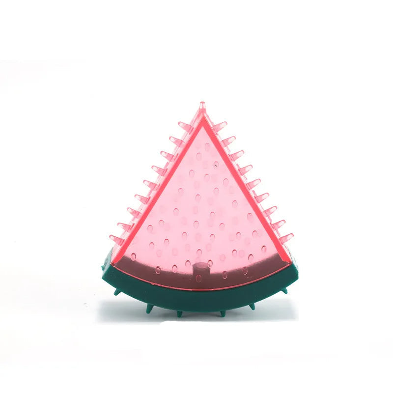 Cooling dog chew toy in fruit design