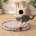 Interactive cat ball hide and seek toy