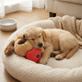 Calming heartbeat comfort plush for pets