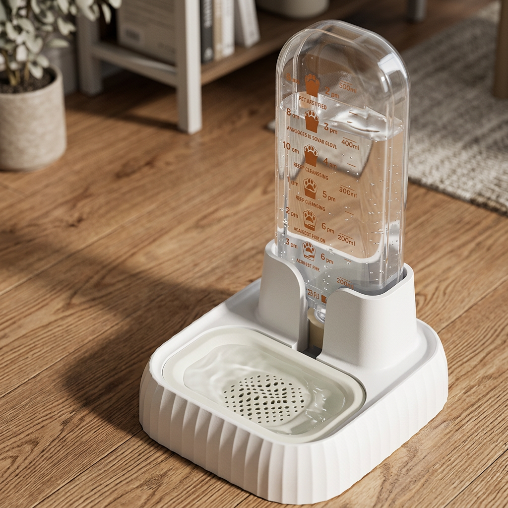 Automatic large-capacity pet water dispenser for cats and dogs
